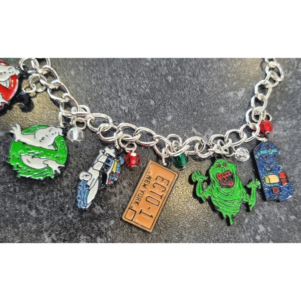 NWOT Ghostbusters Inspired Multi-Colored Charm Bracelet